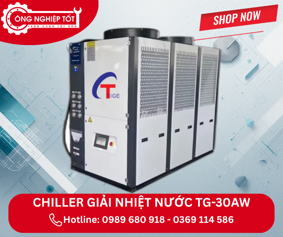 Địa chỉ mua Chiller làm lạnh nước TG-30AW giải nhiệt bằng gió chính hãng, giá tốt